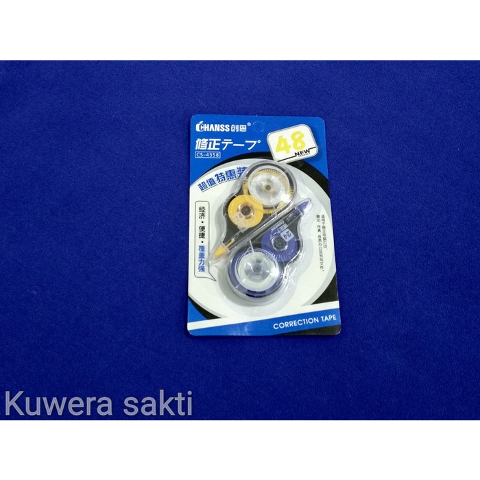 

Cuci Gudang Correction Tape Chanss (Per Set) Limited