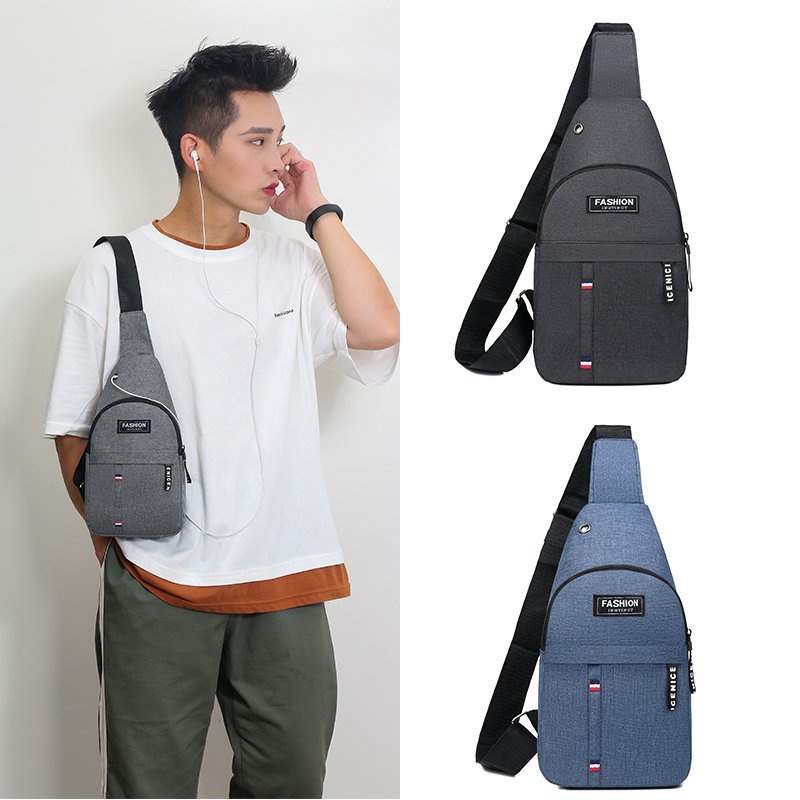 Canvas Waist Bags men male Tas Pinggang pria handbag beg sling Selempang Bahu shoulder bag Import Tas Punggun 507