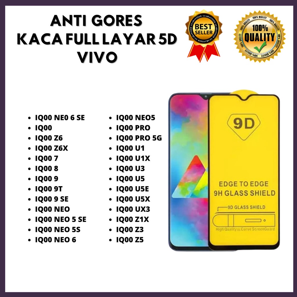 TEMPERED GLASS 5D - VIVO IQ00 NEO6 SE-IQ00-IQ00 Z6-IQ00 Z6X-IQ00 7-IQ008-IQ009-IQ00 9T-IQ00 9SE-IQ00NEO-IQ00 NEO5 SE-IQ00 NEO 5S-IQ00 NEO6-IQ00 NEO5-IQ00 PRO-IQ00 PRO 5G-IQ00U1-IQ00 U1X-IQ00 U3-IQ00U5-IQ00 U5E-IQ00 U5X-IQ00 UX3-IQ00Z1X-IQ00Z3-IQ00Z5 (HOKK