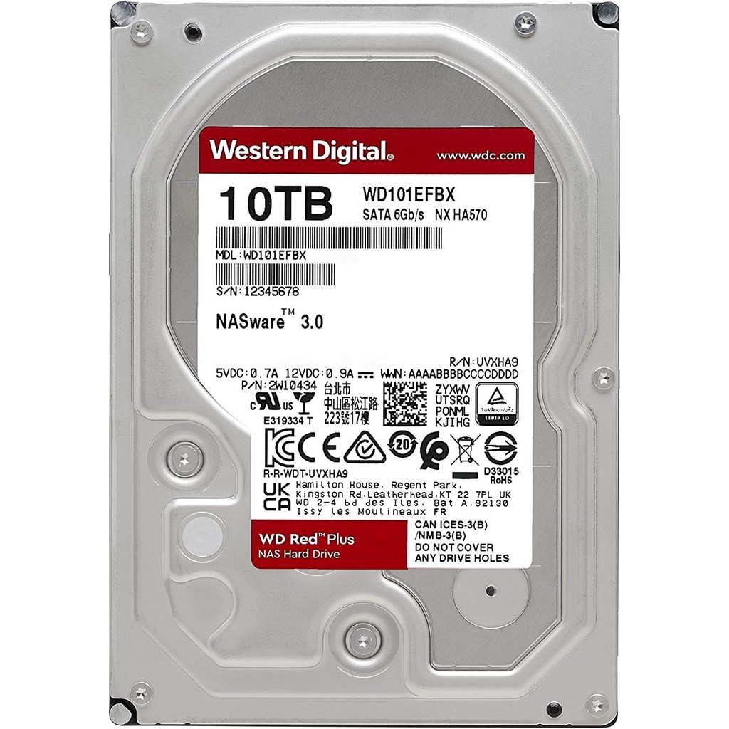 WD RED WD101EFAX 10 TB 3,5&quot; NAS HARD DRIVE WD RED 10TB