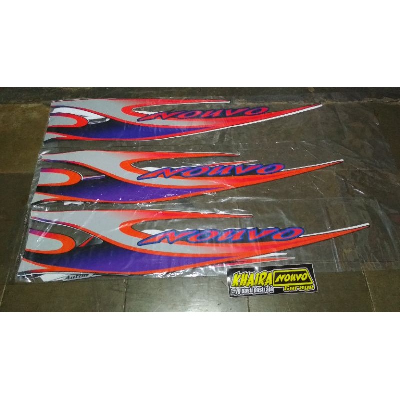 Striping sticker nouvo lele tribal silver