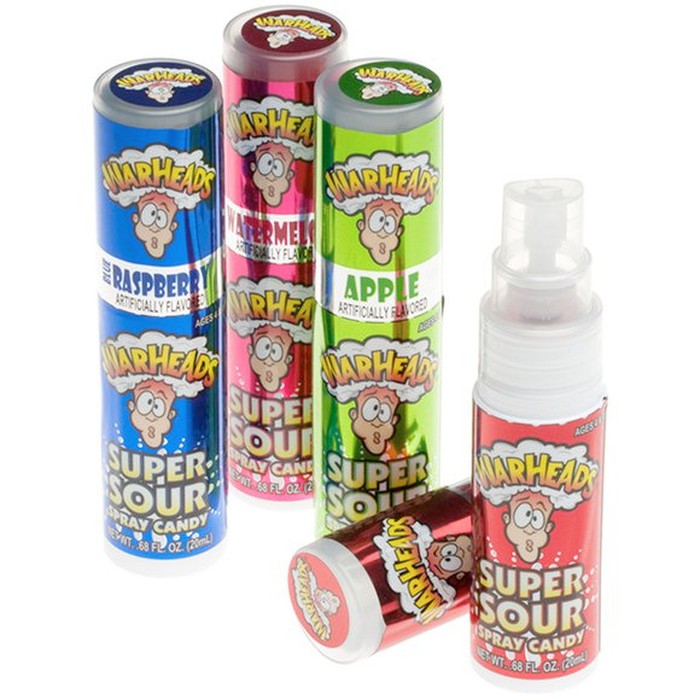 Warheads Spray Candy Permen Semprot USA