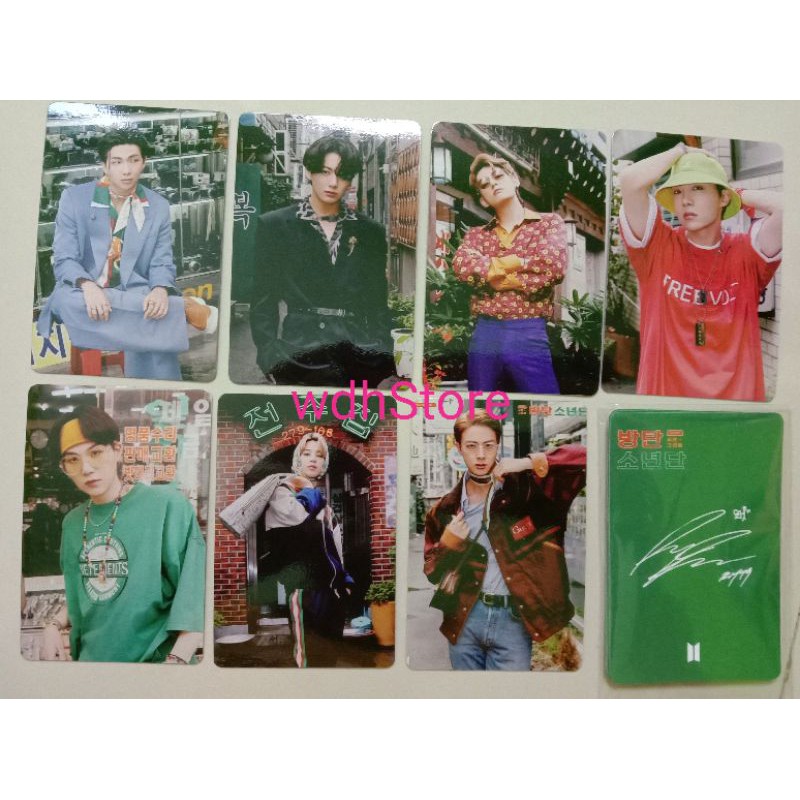 photocard PC BTS Unofficial season greating 2021