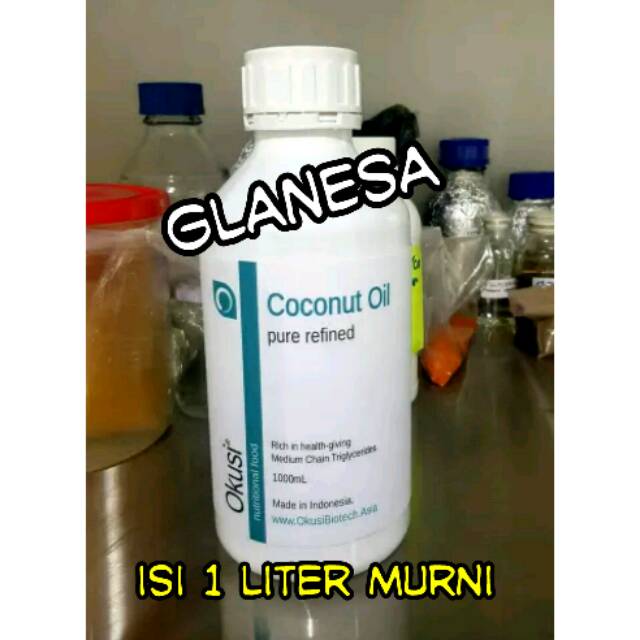 

VCO minyak kelapa murni isi 1 liter.. Asli