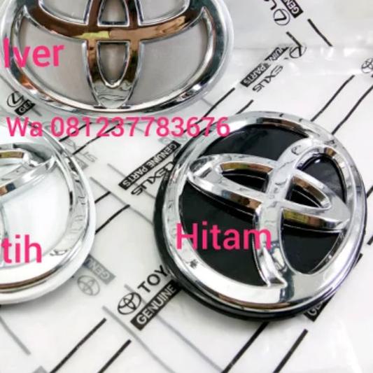 ✸ Emblem Logo Tutup Cover Ban Serep Belakang Toyota Rush 2015 2016 2017 - Putih ➸