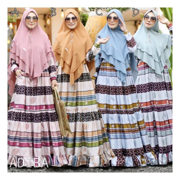ADIBA set gamis syari by HUMAIRA
