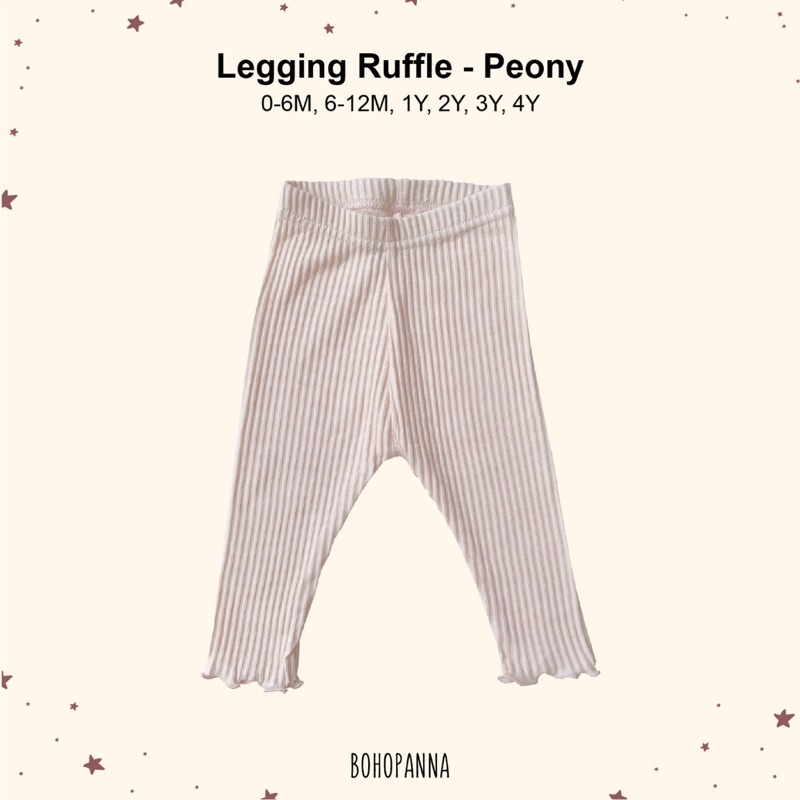 Legging girl (series 5) Bohopanna B66 / Legging Anak Perempuan Polos / Legging Bayi Anak Perempuan Katun