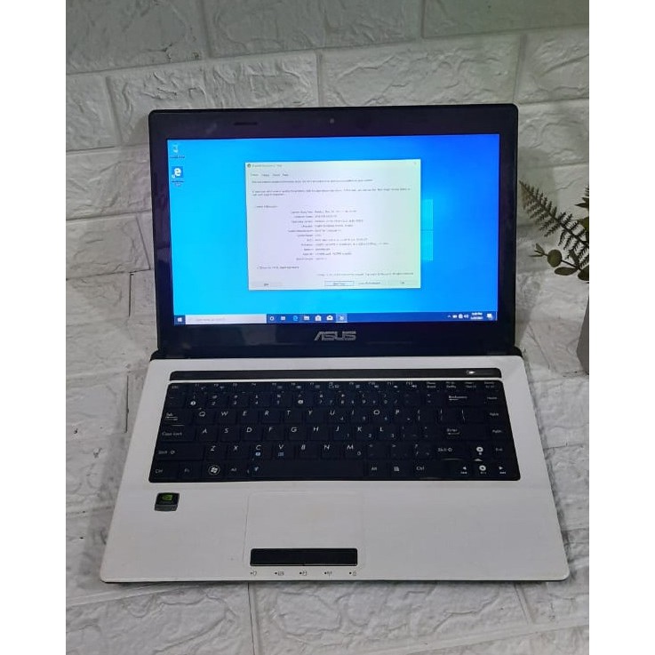 Laptop Gaming  Asus k43sj Intel Core i3 2310m Vga nvidia Siap Pakai