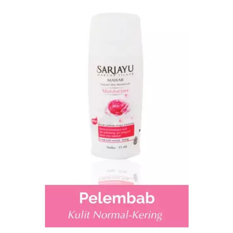 Sariayu Pelembap Mawar / Moisturizer Wajah 35ml