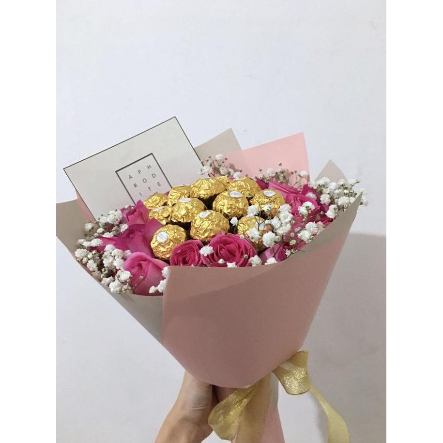

Bouquet Bunga / Ferrero Rocher / Cokelat / Valentine / Hadiah