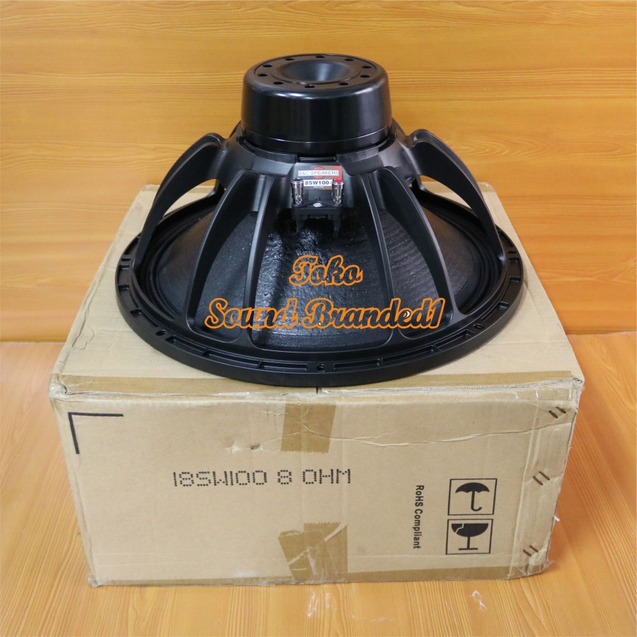 KOMPONEN B&C 18 SW100 SPEAKER SUB NEO 18 INCH BNC 18SW100