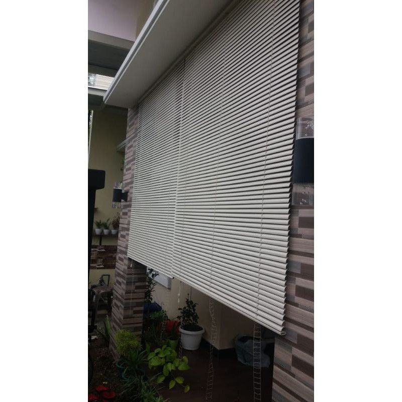 krei/kerei/krey tirai alumunium tirai ventinan blind horizontal indor outdor  jendela teras