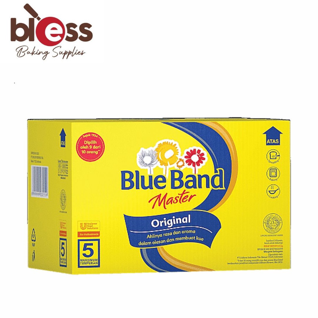 

MARGARINE BLUE BAND 4,5 KG / BLUEBAND/ BLUEBAND MASTER 4,5 KG / CTN ( 4 PCS)