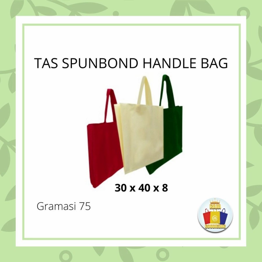 

ISI 12 PCS Tas spunbond - 30x40 handel tali / goodie bag Tas Belanja