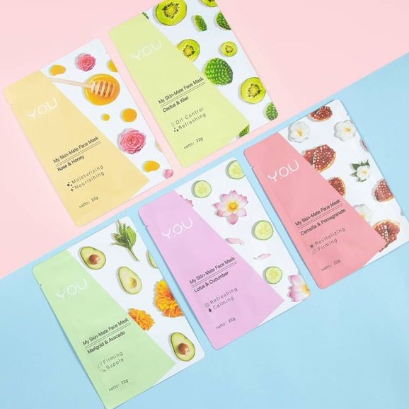 YOU Masker Wajah - YOU My Skin Matte Face Mask 22g