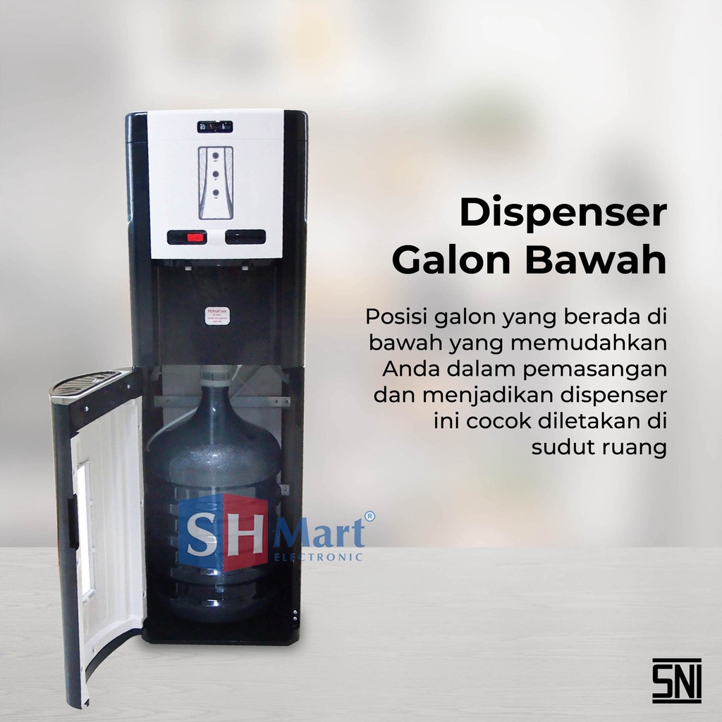 DISPENSER GALON BAWAH MIYAKO WDP300 / WDP-300 HOT &amp; COOL GARANSI RESMI (MEDAN)