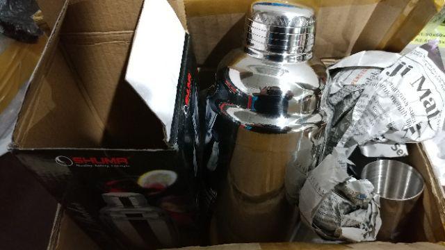 Shaker Stainless Shuma 350 / 550 / 750ml Cocktail Shaker / Pengaduk Mininuman Stainless
