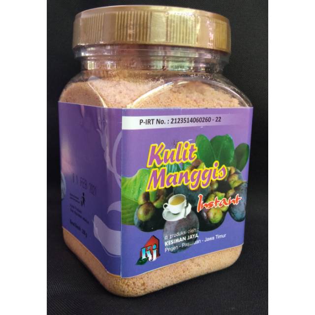 

Herbal instan Kulit manggis 250g