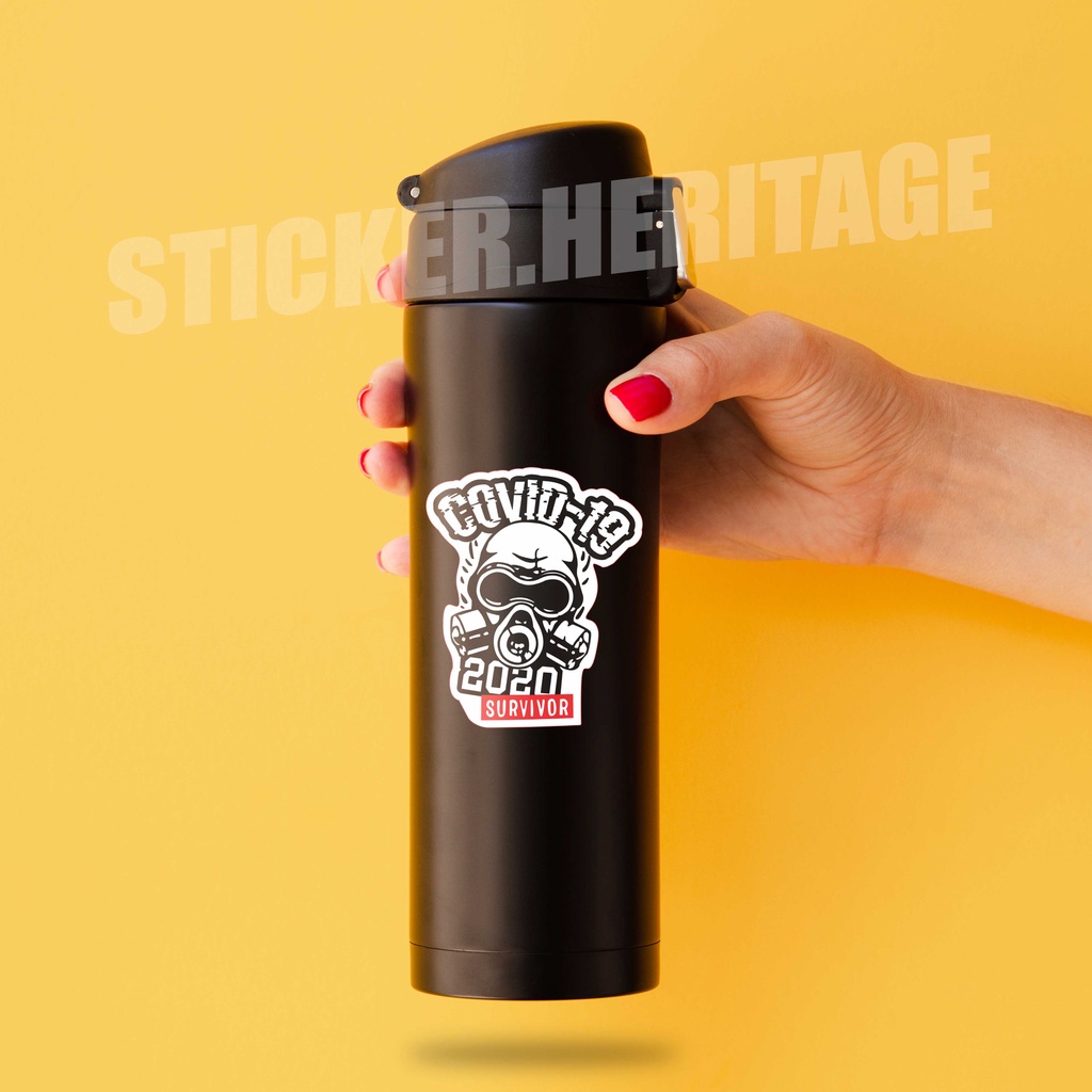 Stiker Aesthetic SKULL KOPID 19 SERIES - STICKER TUMBLR MOTOR JOURNAL