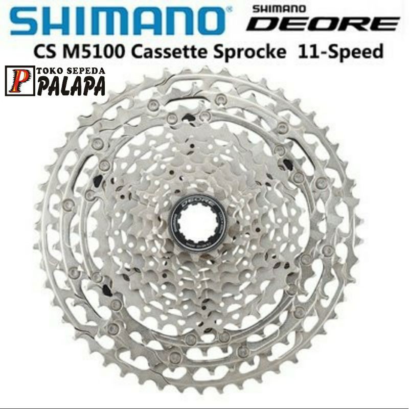 CASSETTE SPROCKET SHIMANO DEORE CS M 5100 11 Speed Sproket 11-51T