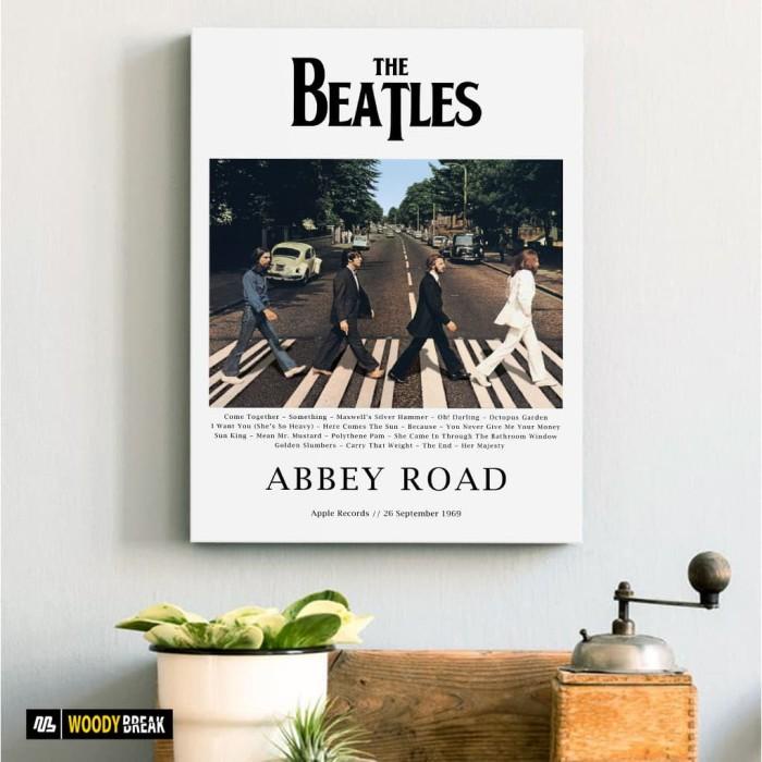 POSTER MUSIK BAND HIASAN DINDING PICTBOX PREMIUM 30X40CM BEATLES QUEEN