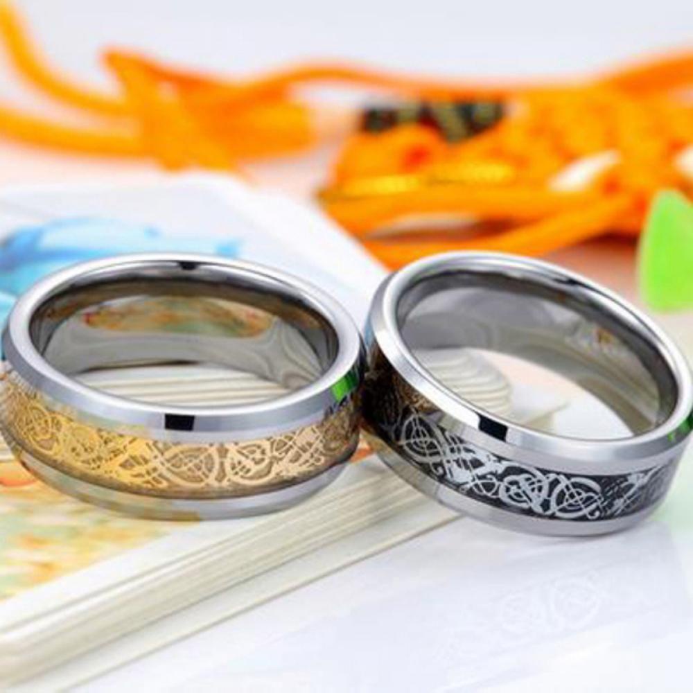 Lily Band Cincin Hadiah Pernikahan Pria Wanita Tungsten Carbide