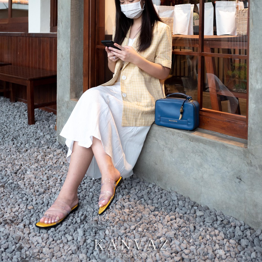 DIVA | SANDAL TEPLEK JELLY TRANSPARAN - SENDAL WANITA / Sandal Slop Cewek Murah-2