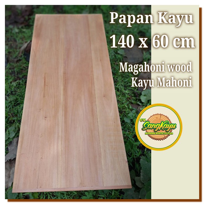 Kayu Papan kayu 140x60 cm Wooden board bahan meja kayu