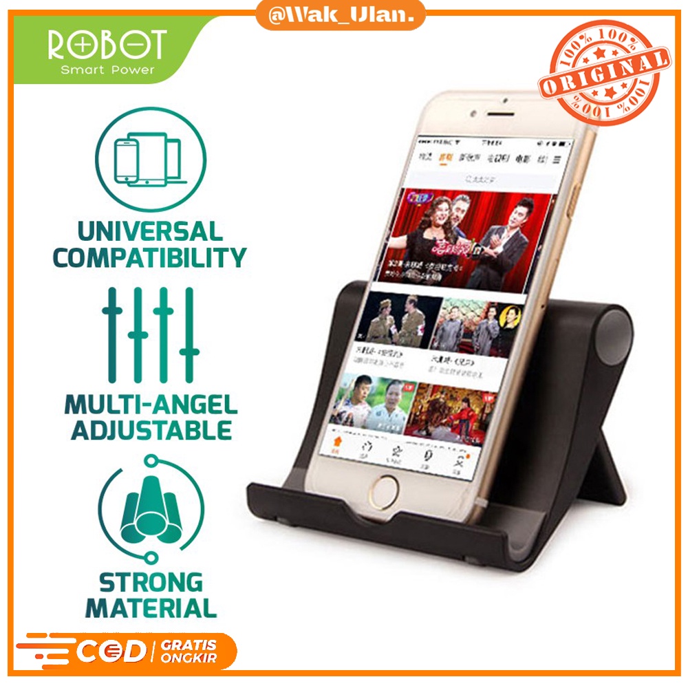 Robot RT-US01 RT US01 Tempat Dudukan Stand Holder Display HP Smartphone Universal