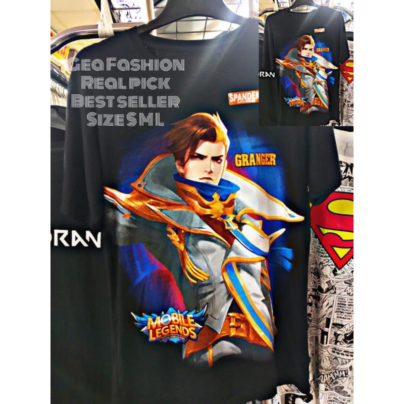 kaos distro Anak dan dewasa MOBILE LEGEND GRANGER LING & GUSION TERBARU