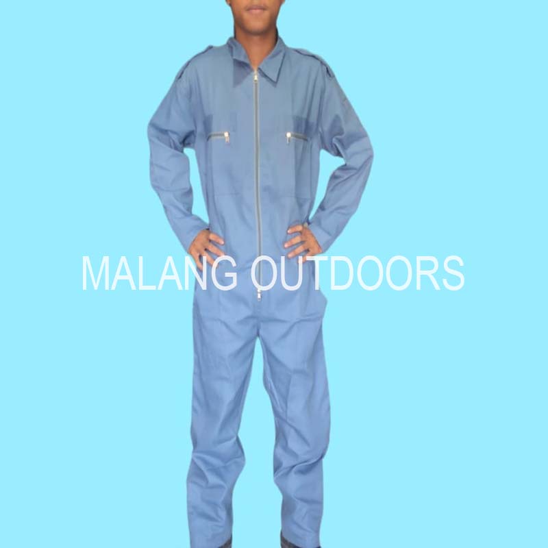Katelpak Hijau Polos/ Wearpak Terusan/ Coverall/ Seragam Proyek - KATELPAK POLOSAN