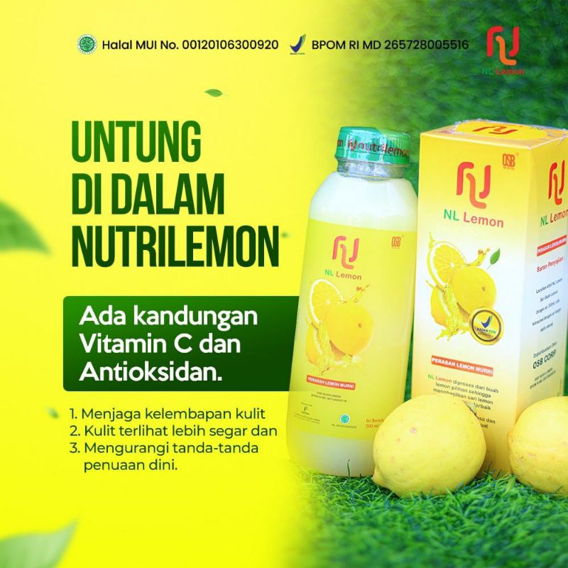 

Nutri lemon NL OSB 500 ml | vitamin C | fresh lemon