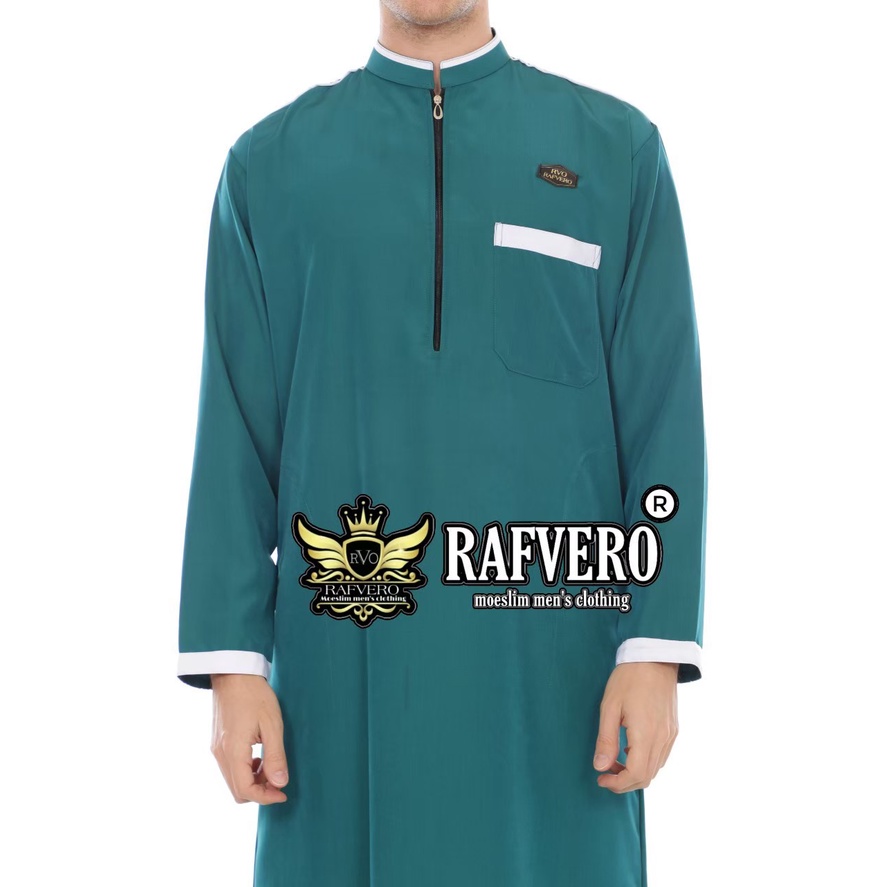 Jubah Gamis Muslim Alvaro Pria Dewasa Original Rafvero