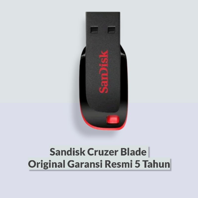 Sandisk Flashdisk Cruzer Blade 16GB /32GB /64GB Original