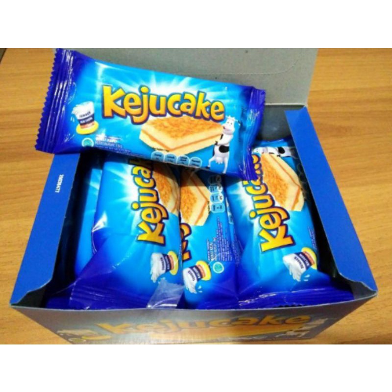 BOX - Kraft Keju Cake Bolu Softcake Keju Isi 12 Pcs