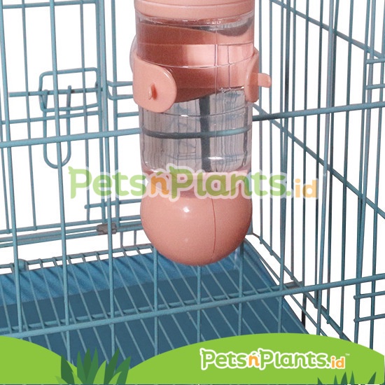 Pet Water Drinking Bottle - Botol Tempat Minum Hewan Anjing Kucing Kelinci BUKA ATAS