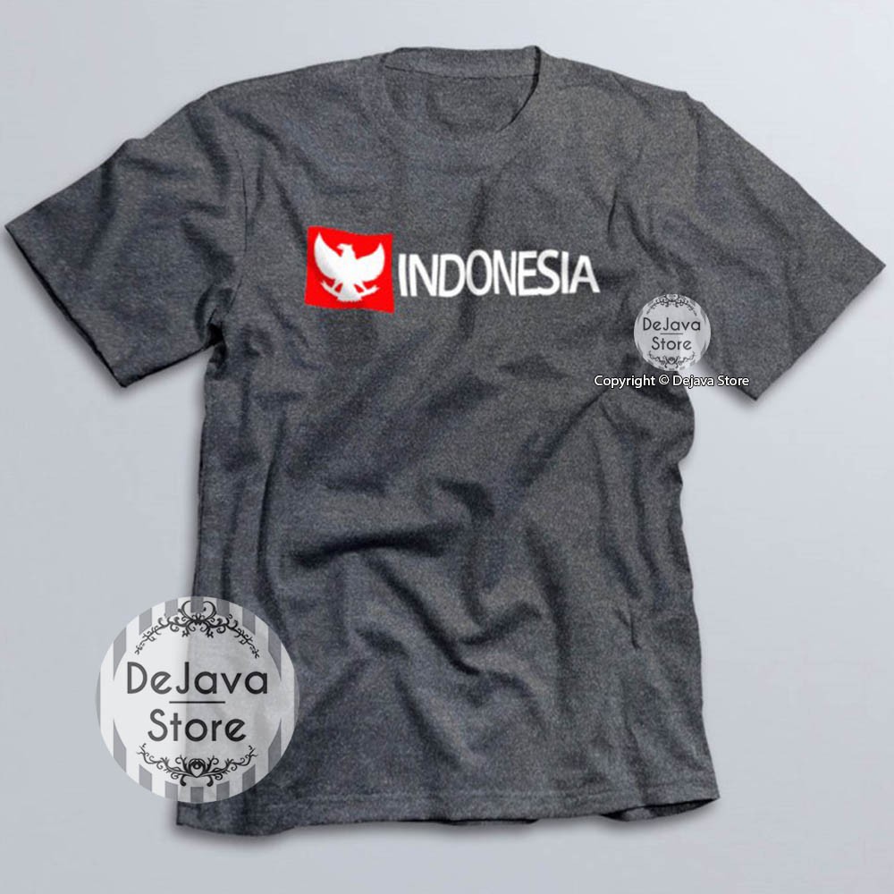 Kaos Distro Indonesia Garuda Logo Baju Kemerdekaan Agustus Cotton Combed 30s Unisex Premium | 1624-8