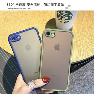 Soft Case Bahan Silikon Warna Matte Untuk Iphone Se2 9 Se
