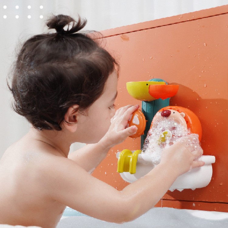 Bath Toy Mainan Anak Lion Singa Bubble Mainan Mandi Bayi