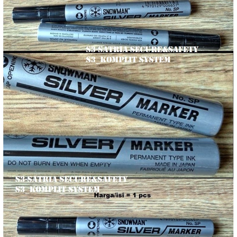 

Spidol Pen silver marker untuk Box Hitam PCB