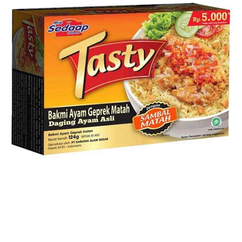 

mie sedap bakmie ayam geprek matah