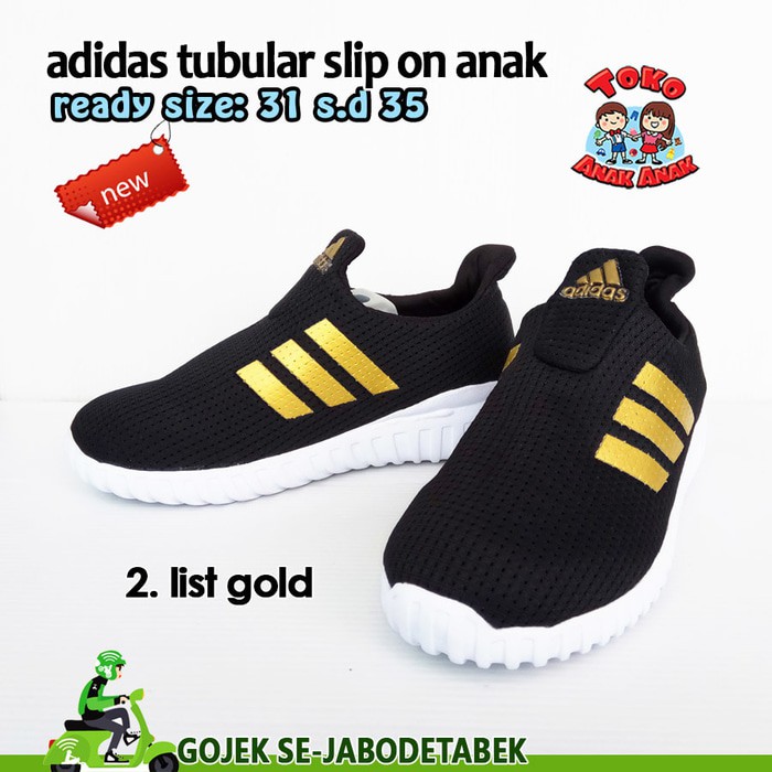 PROMO  adidas tubular slip on anak import. sepatu adidas. adidas anak