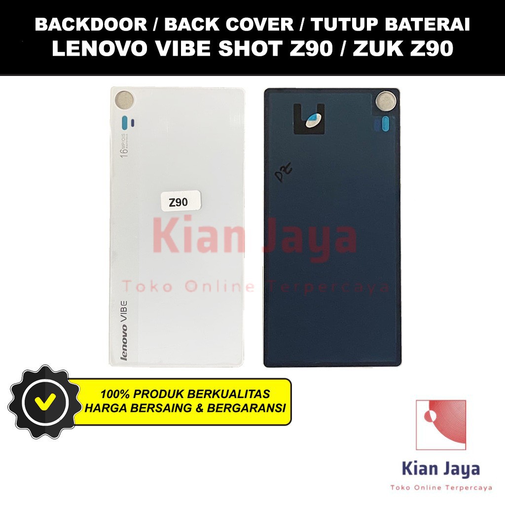 Backdoor Lenovo Vibe Shot Z90 / Zuk Z90 Back Cover Tutup Belakang Baterai Cassing Casing Backcase Original