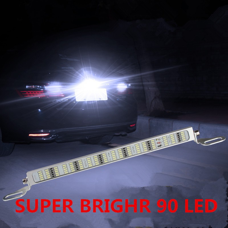 45 / 90SMD LED Membalikkan Lampu Rem Plat DRL Lampu Kabut