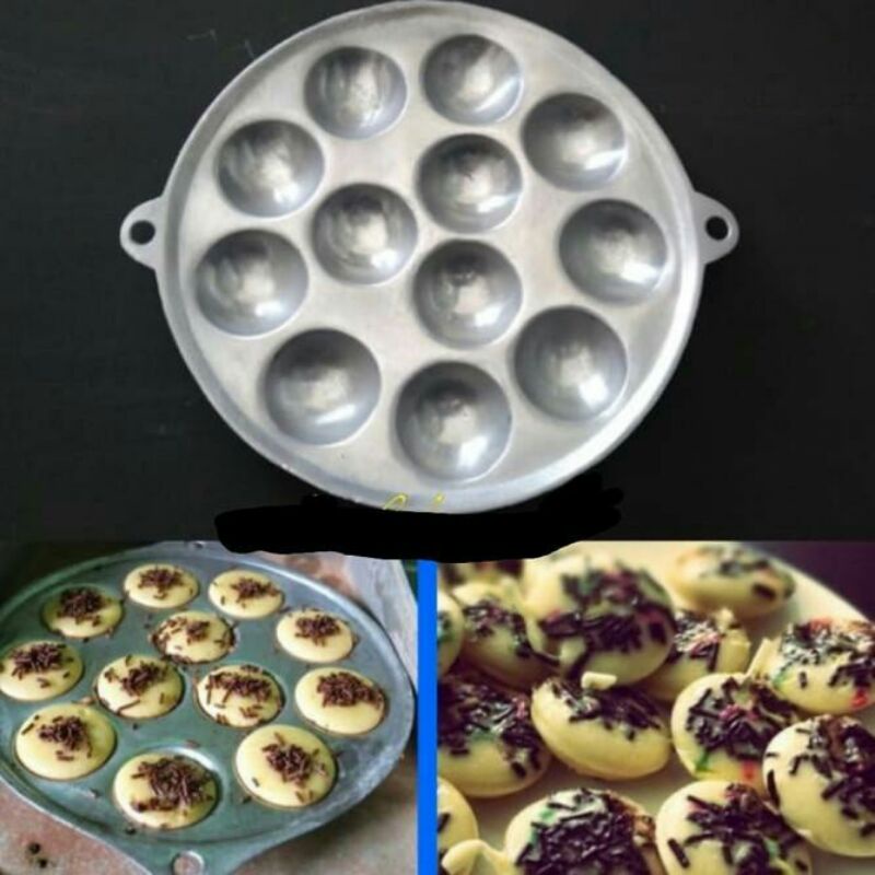 cetakan telur telor goreng martabak bulat kecil penggorengan loyang