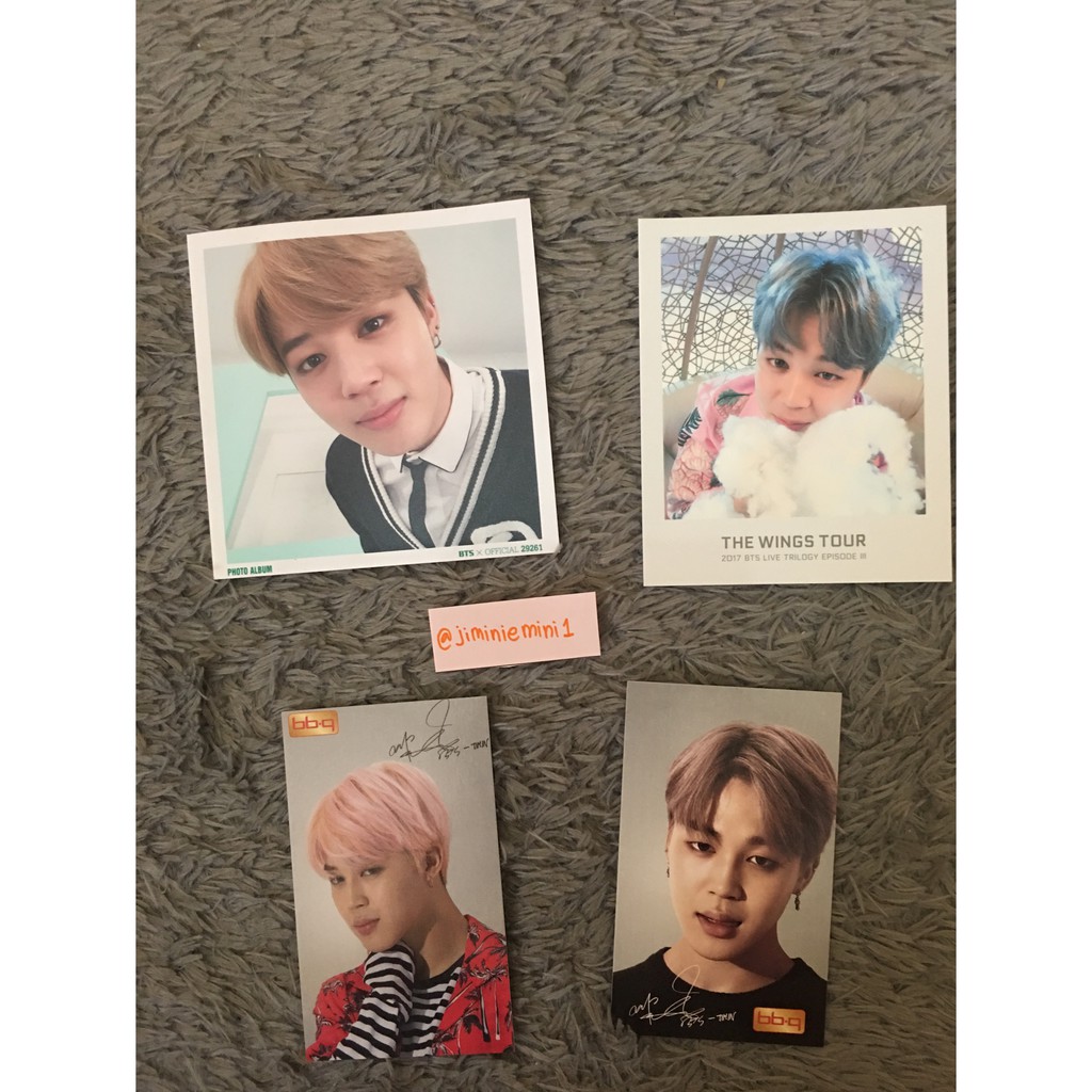 BTS JIMIN PHOTOCARD WINGS TOUR 3RD MUSTER BBQ