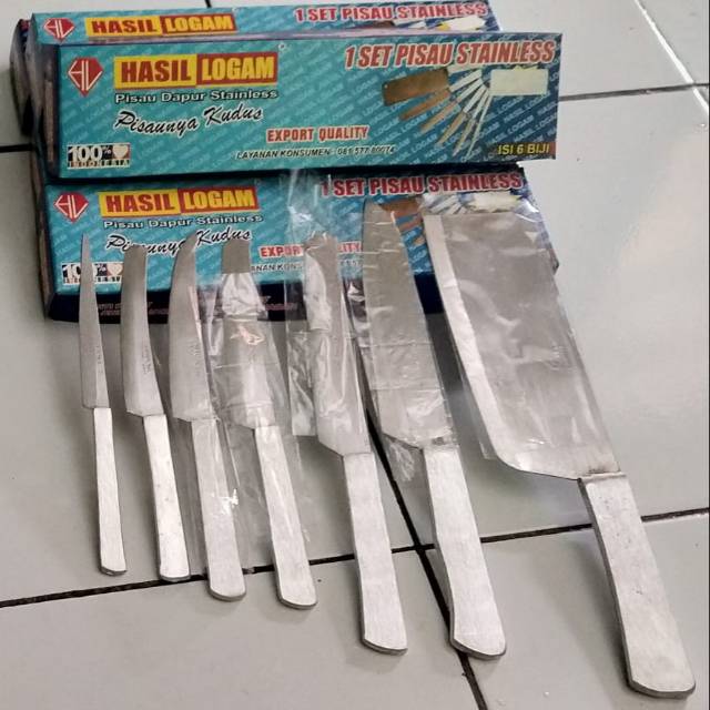 Pisau dapur 1set