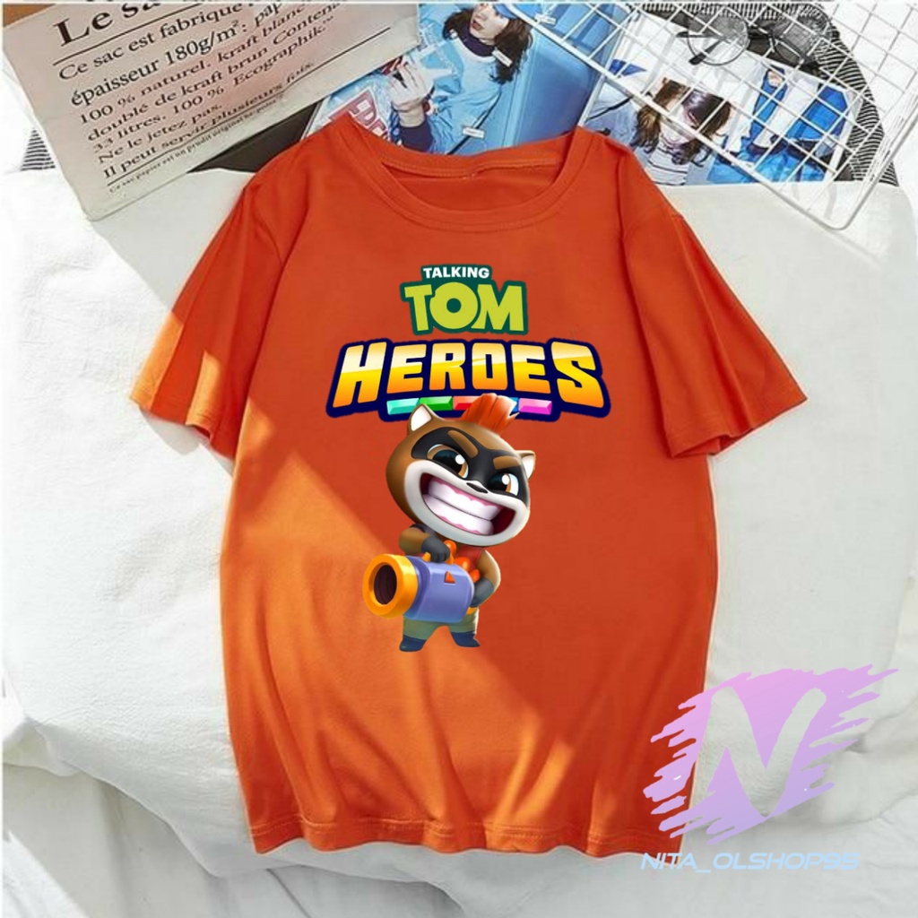 KAOS ANAK MY TALKING TOM HEROES