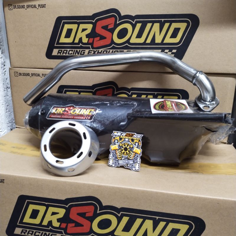 kenalpot dr sound copy cms beat karbu beat fi beat deluxe genio Scoopy Vario fi 110 plus end Muffler