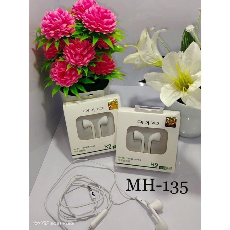 PROMO HANDSFREE OPPO MH135 / R9 ORIGINAL SUARA PALING JERNIH DI KELASNYA